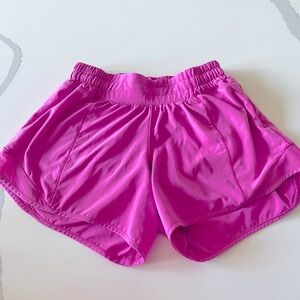 Lululemon Pink Women Athletic Running Shorts